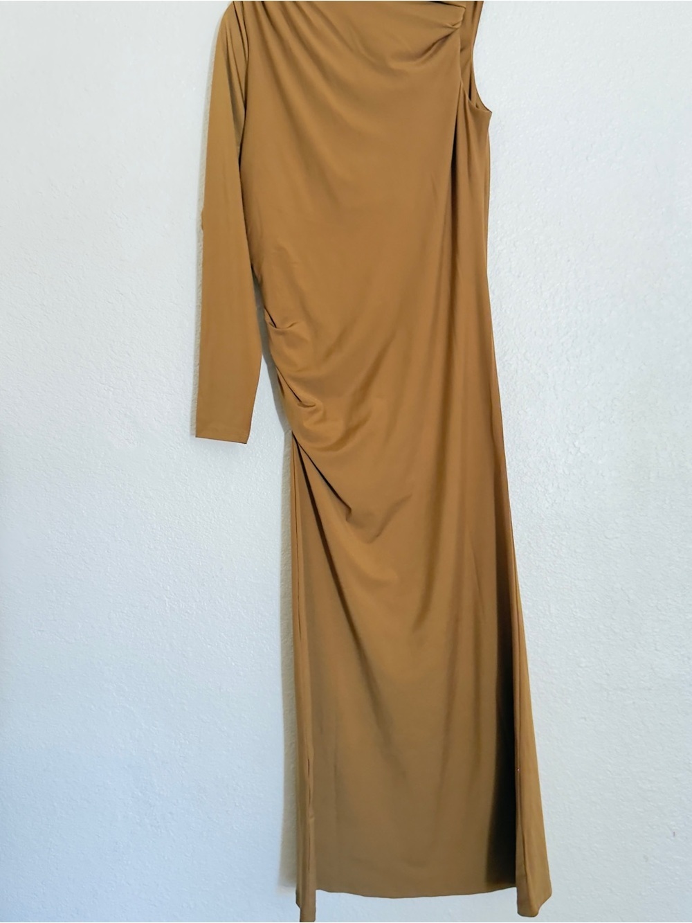 H&M DRAPED ONE-SHOULDER DRESS - Picture 14 of 16